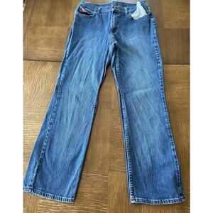 Brittania Straight Leg Blue Denim Jeans Size 12